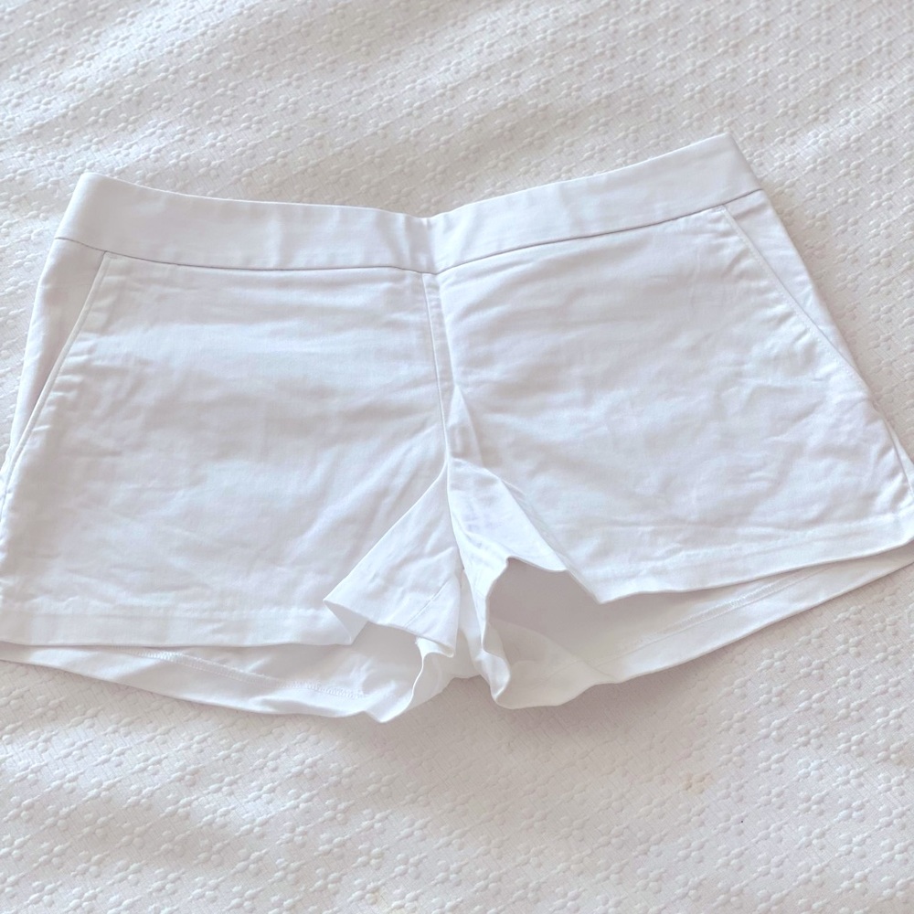 Express White Chino Shorts